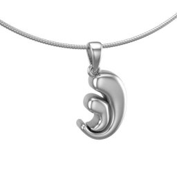 Ashanger Zilver Moeder met Kind