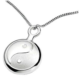 Kleinere Zilveren Ashanger Yin Yang
