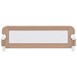 vidaXL Bedhekje peuter 120x42 cm polyester taupe