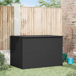 vidaXL Tuinbox 150x100x100 cm poly rattan zwart