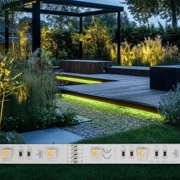 1 meter RGBW basic led strip voor buiten losse strip