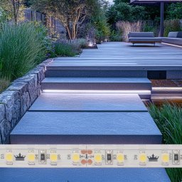 6 meter koud wit led strip voor buiten losse strip