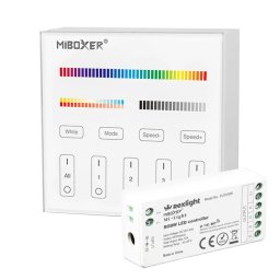 Touch panel wandbediening inclusief controller draadloos op batterij