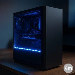 PC led strip set 4 meter RGB basic