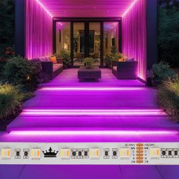 1 meter RGBWW premium led strip voor buiten losse strip