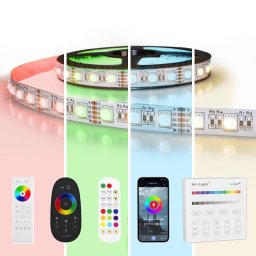 5 meter RGBW led strip | complete set | premium 72 leds p/m