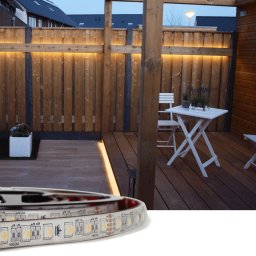 3 meter RGBW led strip voor buiten complete set