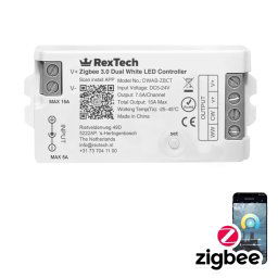 Hue compatible - Losse Zigbee controller - Dual White ledstrips bedienen met Philips Hue