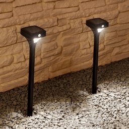 Solar priklamp move ii padverlichting zwart met bewegingssensor