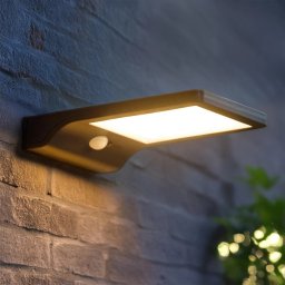 Solar led wandlamp slim | 36 leds | met bewegingsmelder