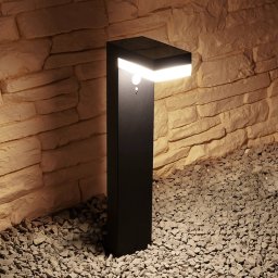 Solar led staande lamp oslo met bewegingssensor