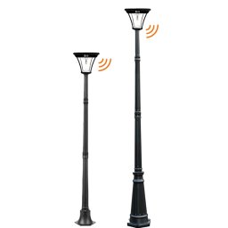 Solar buitenlamp london lantaarn hoog op zonne energie