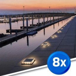 Solar grondspot square op zonne energie 8 stuks