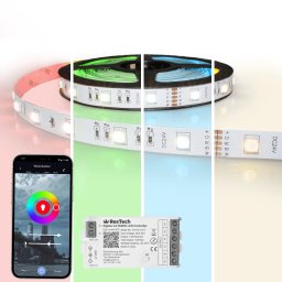 9 meter complete set RGBW led strip met Zigbee controller