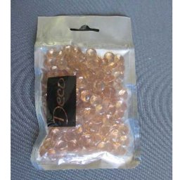 Deco steentjes goud 12mm