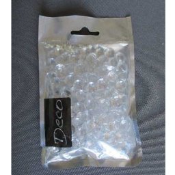Deco steentjes wit 12mm