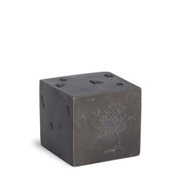 Mini Levensboom Kubus Urn met Vogels (0.05 liter)