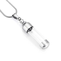 RVS Ashanger Glazen Buisje, inclusief Collier