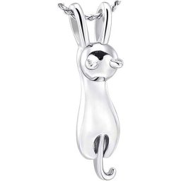 Ashanger Hangende Kat Zilver