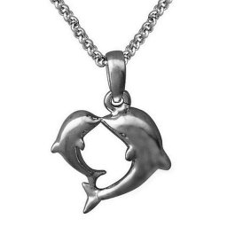 Assieraad Dolfijn-Dolfijntje, inclusief Collier