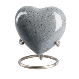 Elegance Hart Dierenurn Marble, inclusief Standaard (0.1 liter)