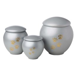 Kleine Budget Dierenurn Licht Matgrijs (0.5 liter)