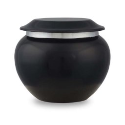 Mediumgrote Pakoda Dieren Urn Rustic Black (1.2 liter)