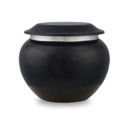 Medium Pakoda Dierenurn Rustic Black (0.9 liter)