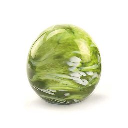 Kleine Glazen Bal Dierenurn Elan Marble Green (0.5 liter)