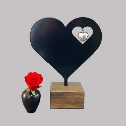 Mini Dieren Urn Hart (0.015 liter)
