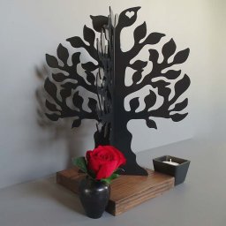 3D Mini Dieren Urn Gedenkboom (0.015 liter)