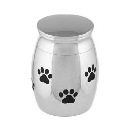Micro Dieren Urntje Zilver Pootafdrukjes (0.01 liter)