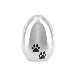 Ovaal Micro Dierenurntje Zilver Pootafdrukjes (0.01 liter)