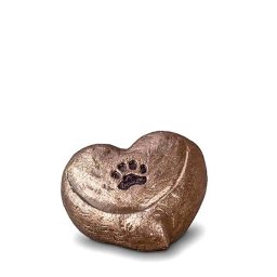 Troost Dieren Urntje Gedenkhart Pootje (0.1 liter)