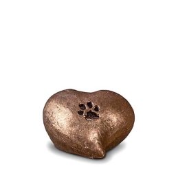 Troost Dieren Urntje Hart Pootafdrukje (0.1 liter)
