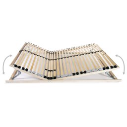 vidaXL Lattenbodem met 28 latten 7 zones 140x200 cm