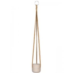 Rough Eco-line hangende bloempot XXXS 9x8 cm Charlie lichtgrijs