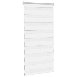 vidaXL Zebra rolgordijn 60,9 x 120 cm stofbreedte 56,7 cm wit