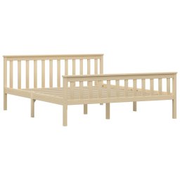 vidaXL Bedframe massief grenenhout naturel 160x200 cm