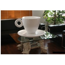 KK002 Kopje Koffie XXL - Kop en Schotel