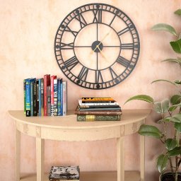 vidaXL Wandklok vintage-stijl met quartz-mechanisme XXL 60 cm metaal