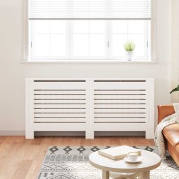 vidaXL Radiatorombouw 172x19x81,5 cm MDF wit