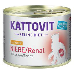 6x185g Nier/Renal (Nierfalen) Kip Kattovit Kattenvoer