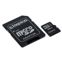 16GB MicroSDHC met adapter