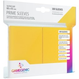 Prime Sleeves 66x91mm Geel (100 stuks)