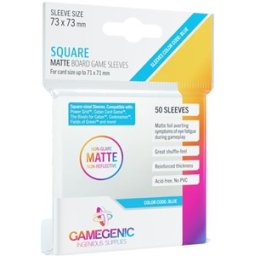 Sleeves Matte Square-Sized 73x73mm (50 stuks)