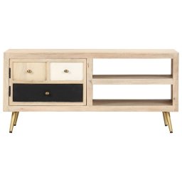 vidaXL Salontafel 90x45x40 cm massief mangohout
