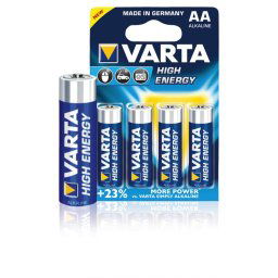 AA Batterijen Varta High Energy, 4 stuks in blister
