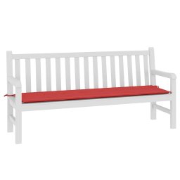 vidaXL Tuinbankkussen 180x50x3 cm oxford stof rood