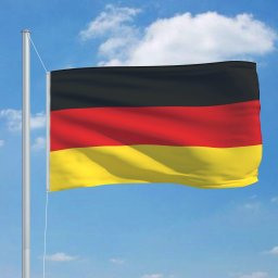vidaXL Vlag Duitsland 90x150 cm